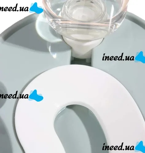 Годівниця з поїлкою для домашніх тварин Dog & Cat bowl 2в1 500мл, Миска зі сталі з автоматичним диспенсером для води для собак і котів синя