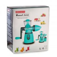 Соковижималка Ручна шнекова Meileyi Manual Juicer MLY-662 2 в 1 з набором насадок