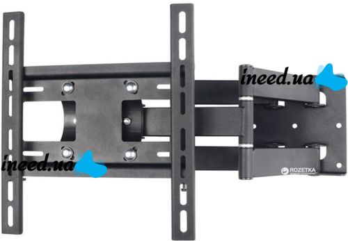 Bracket, swivel mount for TVs CP502 32"-65" on the wall up to 75kg with 180º rotation