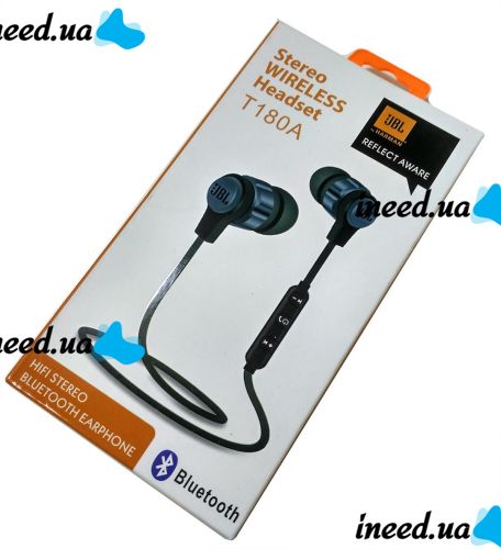 Wireless Bluetooth Headphones T&G T180A Black