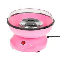 Мини аппарат для сладкой ваты Cotton Candy Maker GCM-520, Розовый, Машинка для сахарной ваты 500W, Сладкая вата для дома