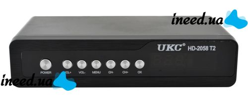 Цифровий ефірний Тюнер T2 UKC HD-2058 в металевому корпусі wi-fi DVB-Т2 ресивер