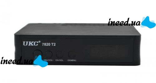 Цифровий ефірний Тюнер T2 UKC 7820 wi-fi DVB-T2 ресивер Т2