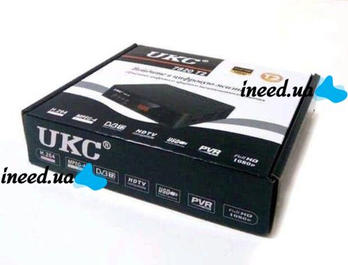 Цифровий ефірний Тюнер T2 UKC 7820 wi-fi DVB-T2 ресивер Т2