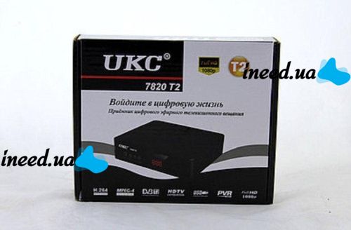 Цифровий ефірний Тюнер T2 UKC 7820 wi-fi DVB-T2 ресивер Т2