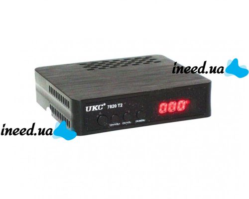 Цифровий ефірний Тюнер T2 UKC 7820 wi-fi DVB-T2 ресивер Т2