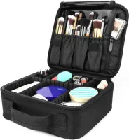 Органайзер для зберігання косметики Niceland Beauty box MAG - 590 з ручкою для перенесення, Дорожня водонепроникна косметичка, б'юті кейс Чорна
