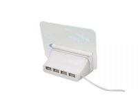 Настільні Світлодіодні годинник Highstar з Led дошкою для записів з USB хабом, маркером і підсвічуванням