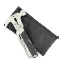 Universal Folding Wrench Multitool Hammer Swiss Knife Bell Howell Tac Tool 18 in 1 Pliers, Screwdriver Stainless Steel Saw with Case