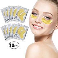 Gold Collagen Eye Patches Efero Crystal Golden Gold Eye Mask with Bioactive Gold 10pcs