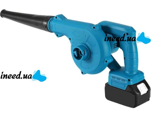 Аккумуляторная воздуходувка Makita DUB185Z 21V 2Ah для уборки листьев, Беспроводной садовый пылесос дуйка Blower Макита 600W с мешком для пыли