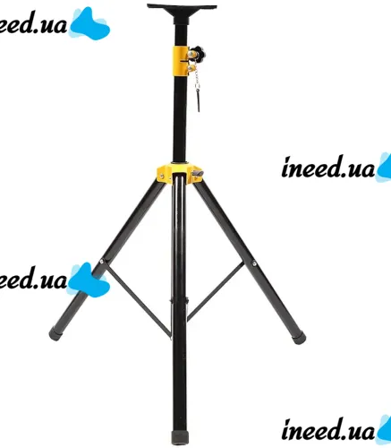 Floor stand tripod UKC Emcore SP-602M for speakers, speaker system up to 30 kg 180 cm Tripod with bracket for speakers with adjustable height