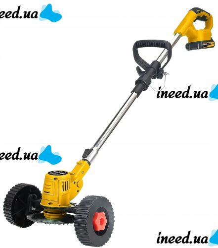 Набір електроінструментів DeWalt акумуляторна газонокосарка тример DCMST156N з колесами, Ланцюгова пила DCM160N 2 акумулятори для трави і кущів