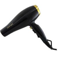 Профессиональный фен Gemei GM-1765 2800W для сушки и укладки волос, Электрический фен с холодным обдувом и концентратором 3 скорости 2800Вт Черный