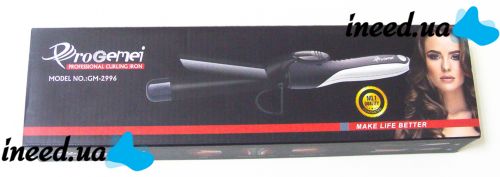 Плойка для волосся GEMEI GM - 2996 Black щипці