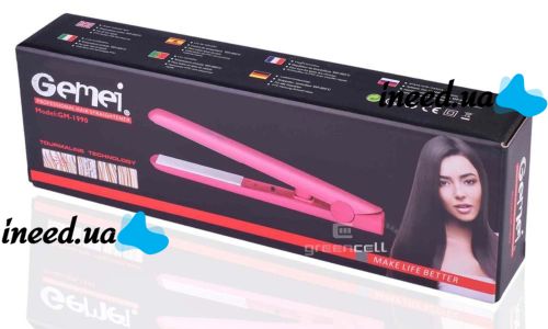 Утюжок для випрямлення волосся Gemei GM-1990 25W