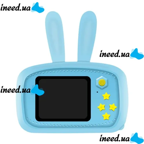 Children's Rechargeable Camera DVR Baby Camera XL-500R Bunny, Children's Digital Camera 7688 600mAh, Digital Camera for Children Blue