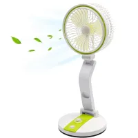 Hurry Bolt HB-2019 LED Lighted Cordless Folding Air Cooler 8" Inch Cordless Folding Air Cooler with 18650 Battery