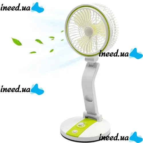 Hurry Bolt HB-2019 LED Lighted Cordless Folding Air Cooler 8" Inch Cordless Folding Air Cooler with 18650 Battery