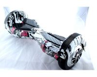 Gyro Scooter Gyroboard Smart Balance Wheel Transformers with Bluetooth Remote 8" Graffiti Graffiti Skulls
