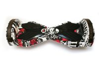 Gyro Scooter Gyroboard Smart Balance Wheel Transformers with Bluetooth Remote 8" Graffiti Graffiti Skulls