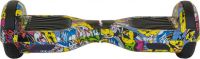 Gyro Scooter Gyroboard Smart Balance Wheel A3 6.5" with Auto Balance and Bluetooth Remote Hip-Hop Hip-Hop Skull