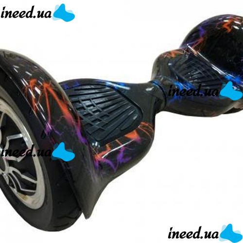Gyro Scooter Gyroboard Smart Balance Wheel 10" i10 with Auto Balance and Bluetooth Remote Color Lightning