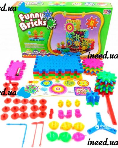 Children's educational designer 3D Funny Bricks (Fanny Bricks) 81 parts