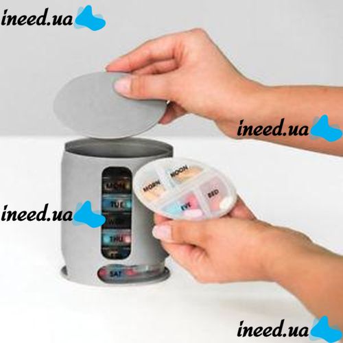 Organizer for tablets for 7 days Pill Pro pillbox, container for tablets for a week
