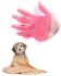 Силіконова щітка для миття тварин Pet Wash Brush, рукавичка для купання собак і котів