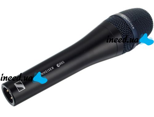Ручний провідний мікрофон Sennheiser Evolution E965 для співу, вокальний односпрямований конденсаторний мікрофон для запису і караоке Чорний