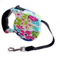 Повідець рулетка для собак з кнопковим блокіратором довжини Retractable Dog Leash 5 м до 33 кг середній