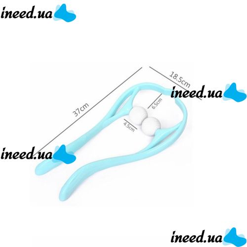 Ручний роликовий масажер для шиї Hexiang Neck Massager для зняття втоми і напруги