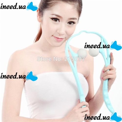 Ручний роликовий масажер для шиї Hexiang Neck Massager для зняття втоми і напруги