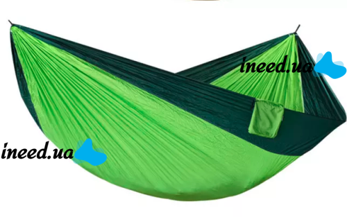 Travel hammock 270x140 cm Summer nylon single hammock with pocket
