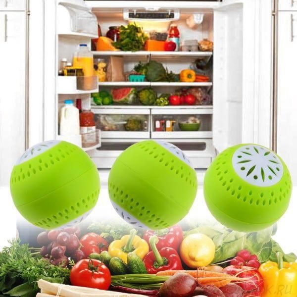 Поглотители запаха в форме шариков Fridge Balls
