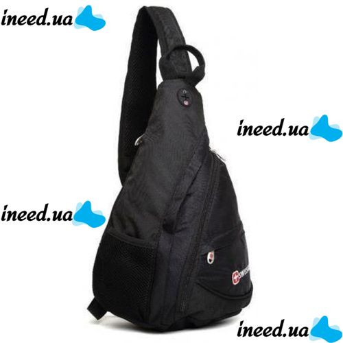 Міський рюкзак через плече SwissGear Sling 0078 Black Urban рюкзак через плече SwissGear Sling 0078