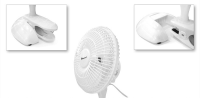 Настільний вентилятор Domotec MS-1623 15W з прищіпкою