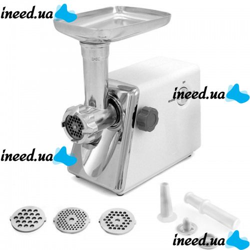 Electric Meat Grinder Domotec MS-2018 White 1600W Electric Meat Grinder