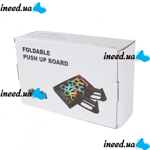Доска для отжиманий Foldable Push Up Board JT-006, упор для отжиманий от пола 14 в 1 Регулируемая стойка, платформа, тренажер для мышц Supretto