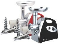 Electric Meat Grinder with Juicer Domotec MS-2019 2400W Red, Red