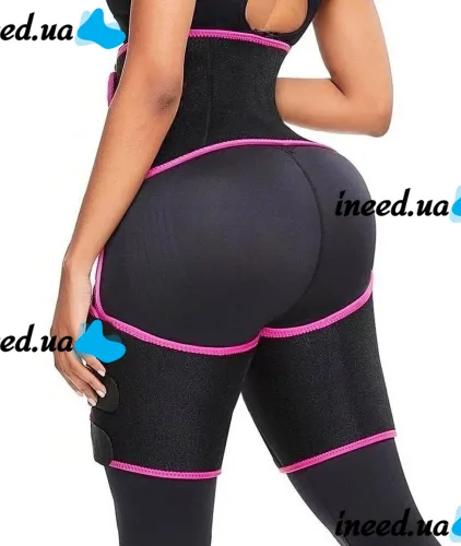 Corrective Belt Retainer Adjustable One Piece Waist Band JN-79 for Weight Loss and Waist Correction, Fat Burning Corset for Sports Black