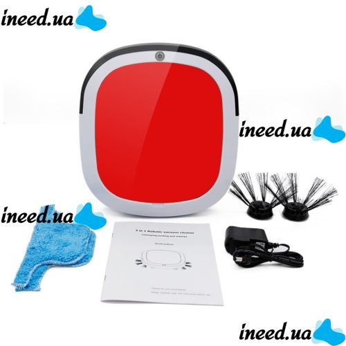 Миючий пилосос робот Zeof Robotic Vacuum cleaner WY-502, пилосос для вологого і сухого прибирання iCleaner 3d160