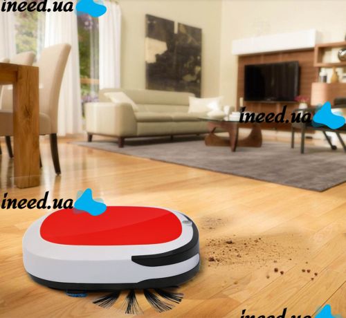 Миючий пилосос робот Zeof Robotic Vacuum cleaner WY-502, пилосос для вологого і сухого прибирання iCleaner 3d160