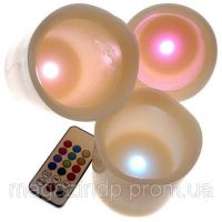 Комплект светодиодных свечей разной высоты с пультом управления Luma Candles Color Changing