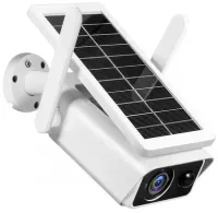 Уличная автономная WI-FI камера видеонаблюдения Solar ABQ-Q1 Full HD с солнечной батареей, Беспроводная IP видеокамера для наружного наблюдения