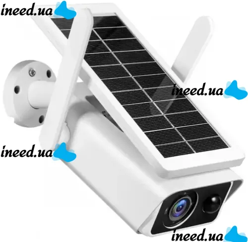 Уличная автономная WI-FI камера видеонаблюдения Solar ABQ-Q1 Full HD с солнечной батареей, Беспроводная IP видеокамера для наружного наблюдения