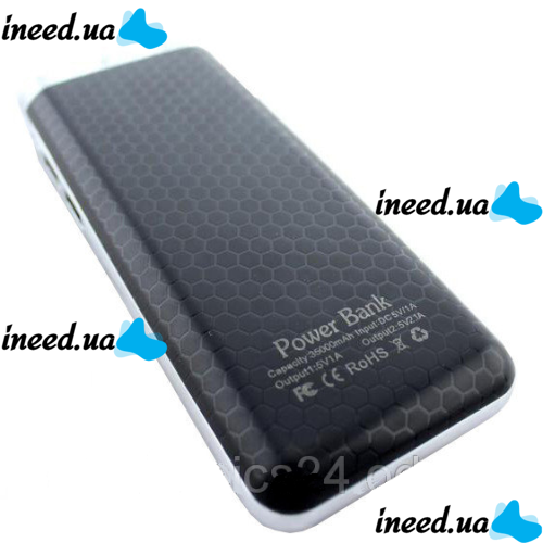 Portable Charger Power Bank LED UKC KC-05 35000 mAh Black Battery 