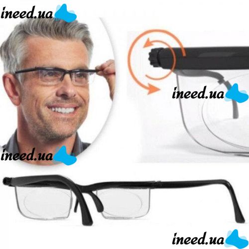 Universal glasses for vision Dial Vision with lens adjustment from -6 to +3