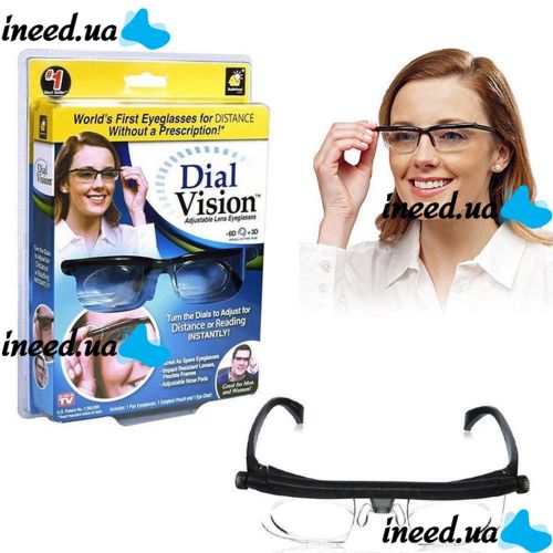 Universal glasses for vision Dial Vision with lens adjustment from -6 to +3